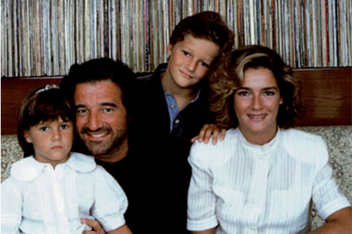 Brando De Sica, Maria Rosa De Sica, Silvia Verdone e Christian De Sica Famiglia di Christian de Sica