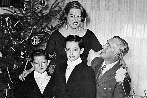 Famiglia De Sica Christian De Sica da piccolo
