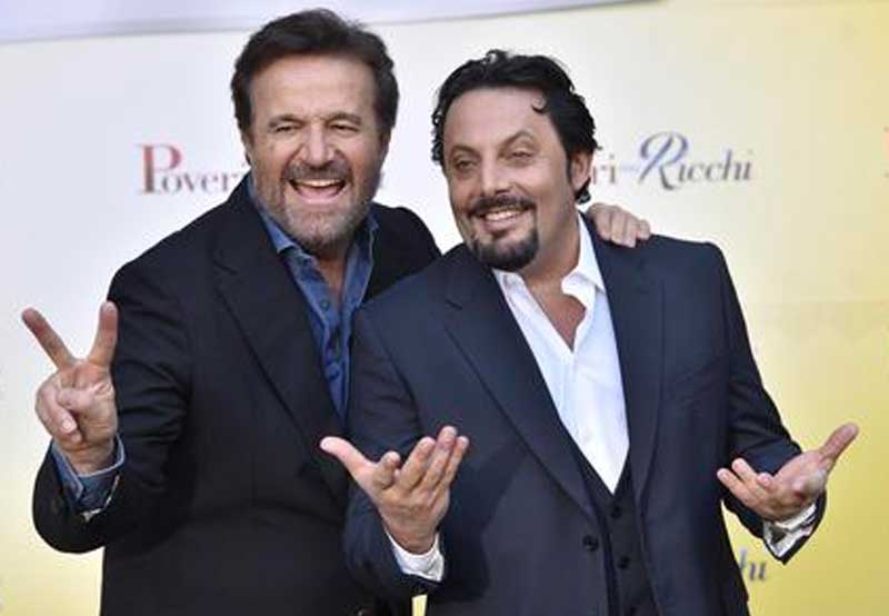Ciak per Poveri ma ricchissimi di Brizzi